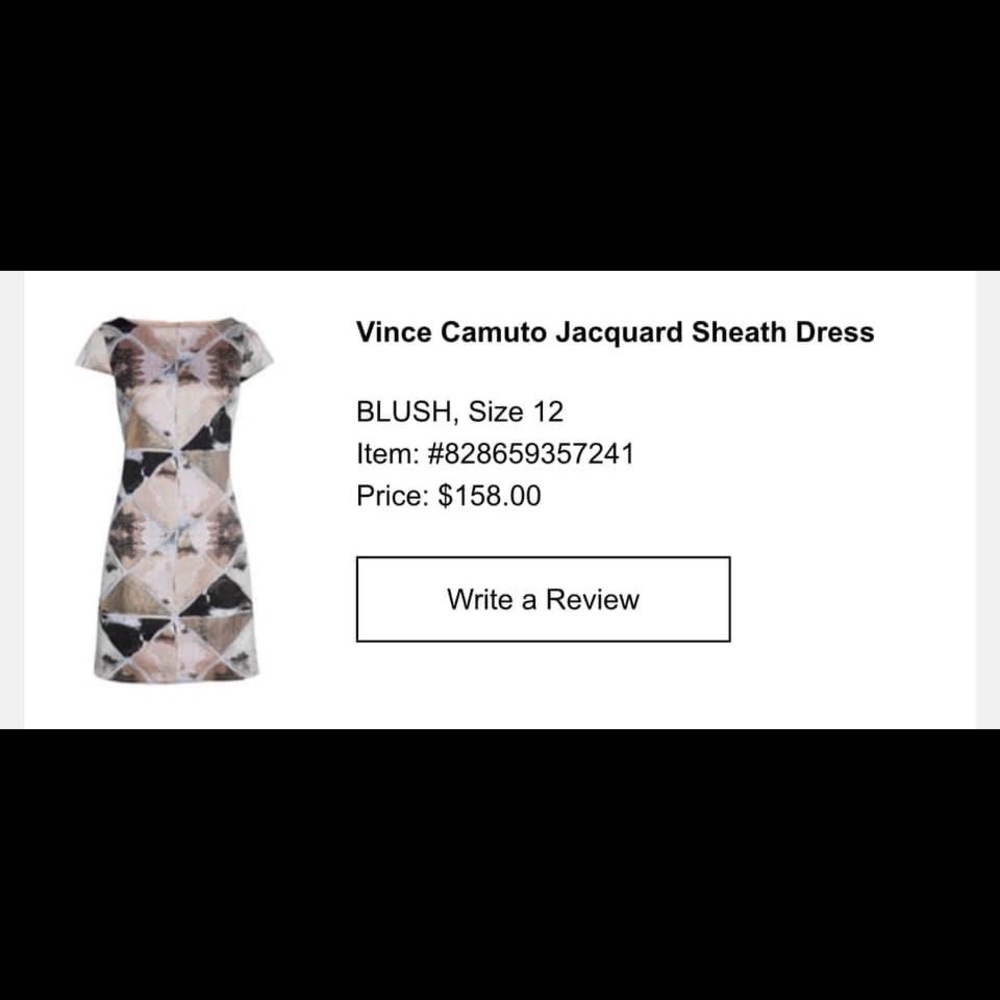 Vince Camuto Jacquard Sheath Dress
